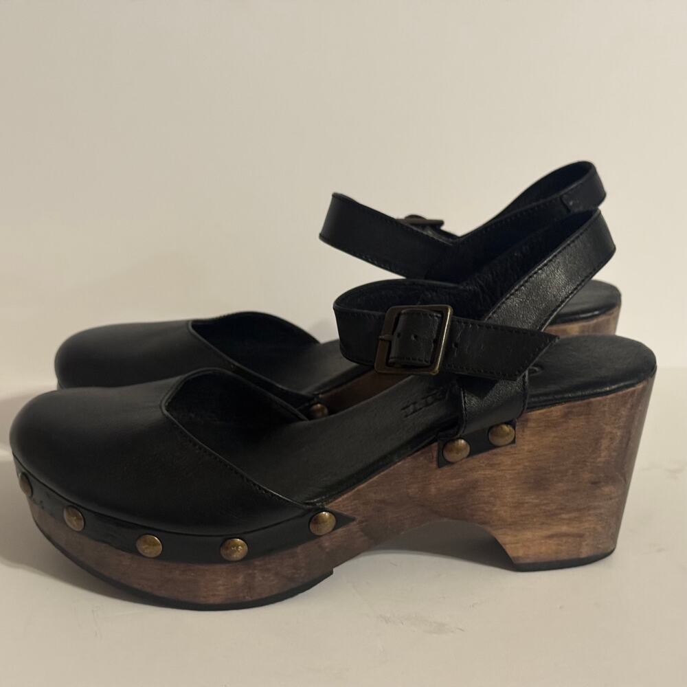 Cordani Zori Mules Calzature Wood and Leather Shoes Woman’s 39